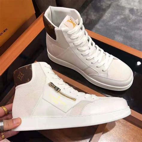 louis vuitton rivoli sneaker boot white|Louis Vuitton paris sneakers.